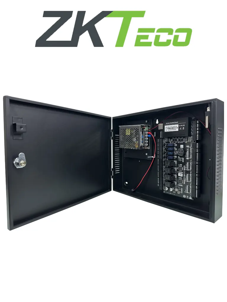 [ZKT0720024] ZKTECO C3400Plus - Panel de control de acceso RFID, 4 puertas, 8 vías, capacidad para 100,000 usuarios y tarjetas, códigos QR dinámicos, Push SDK