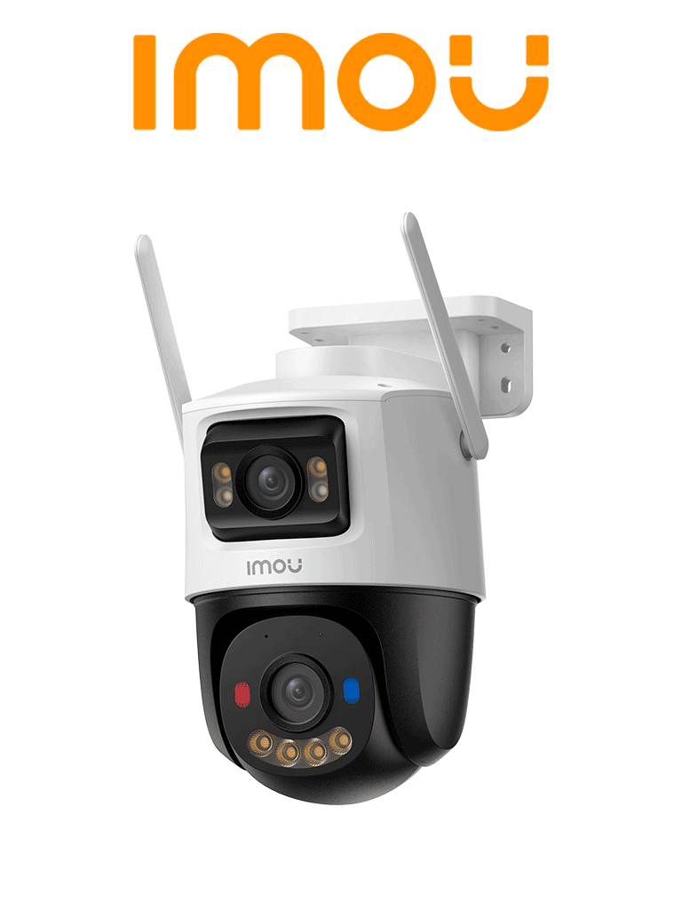 [IMO0060005] IMOU Cruiser Dual Pro 8MP (IPC-S7XFN-8U0WED-imou)- Cámara IP PT Dual Wifi 6,. 8MP Lente Fijo de 4 MP + y Lente PT 4 MP,Audio Bidireccional