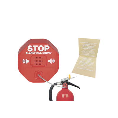 Alarma Theft Stopper® Para Prevenir Robo y Mal Uso De Extintores De Incendio