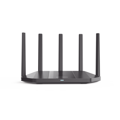 Router Inalámbrico / Wifi 6 / Hasta 1800 Mbps / Doble Banda AC (2.4 GHz y 5 GHz) / 4 Puertos 1000 Mbps /  4 Antenas Omnidireccional / Interior / Beamforming Optimizado