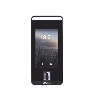 [192218] Biometrico Facial y de Palma SIN CONTACTO con pantalla Touch de 5 "/ 6000 rostros / Lector de Huella Digital /  WIFI