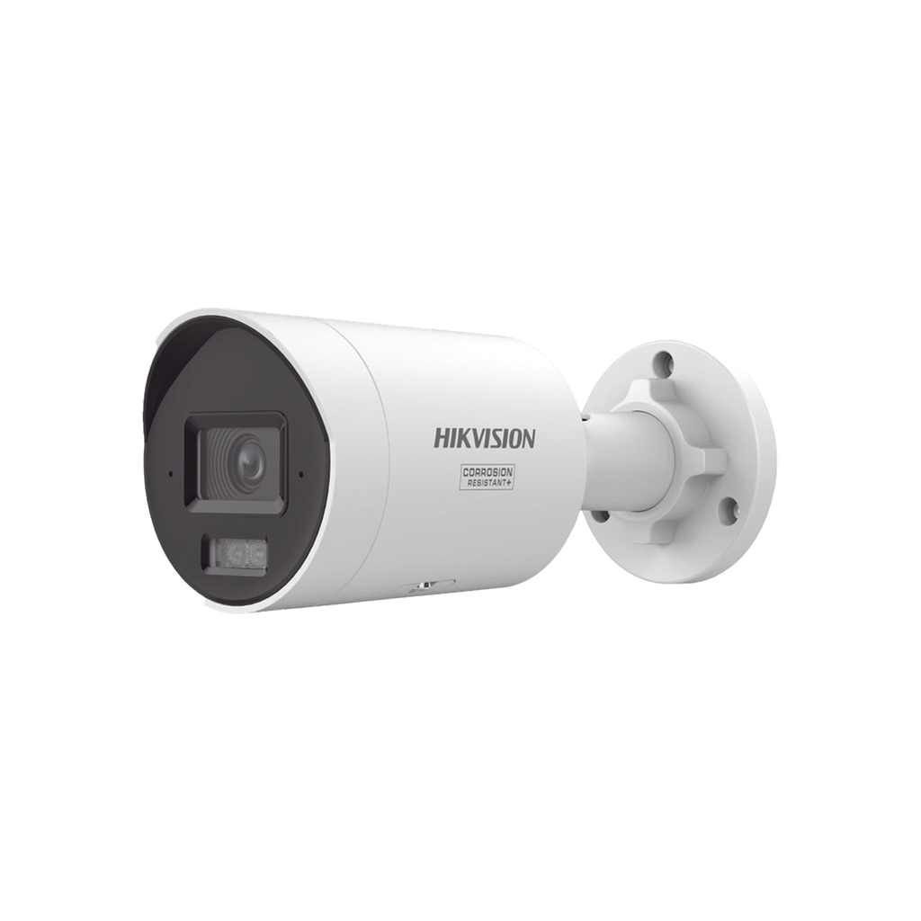 [235983] [Dual Light + ColorVu 3.0 + HikAI] Bala IP 8 Megapixel / Lente 2.8 mm / 40 mts IR + Luz Blanca / 2 Microfonos Integrados / Exterior IP67 /  WDR 130 dB / ACUSENSE 3.0 / Metal / NEMA 4X / ACUSEARCH