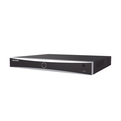 [Acusearch] NVR 12 Megapixel (4K) / 32 canales IP / 16 Puertos PoE+ / Recocimiento Facial / AcuSense (Evita Falsas Alarmas) / 2 Bahías de Disco Duro / HDMI en 4K / Alarmas I/O / 300 Metros PoE Modo Extendido