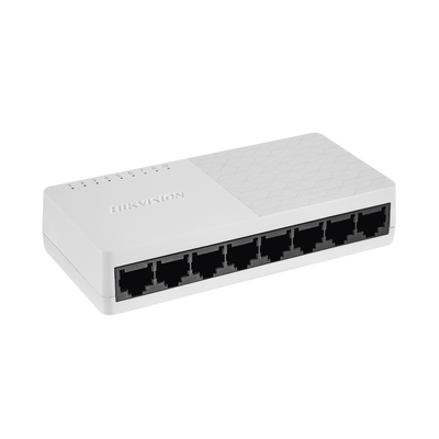 [223490] Switch No Administrable de Escritorio de 8 Puertos / Fast Ethernet  10 / 100 Mbps / Diseño Compacto y Estetico