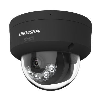 [Dual Light + ColorVu 3.0 + HikAI] Domo IP 6 Megapixel / Lente 2.8 mm / 30 mts IR + Luz Blanca / 2 Microfonos Integrados / Exterior IP67 / WDR 130 dB / ACUSENSE 3.0 / Metal / NEMA 4X / ACUSEARCH