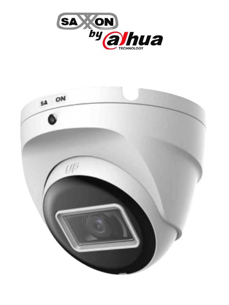 [DHT0300078] SAXXON SUA-HAC-T20M-0280B- Cámara Turret de 2 Megapíxeles 1080P/ Lente de 2.8 mm con Apertura de Hasta 100°/ Cámara Metálica