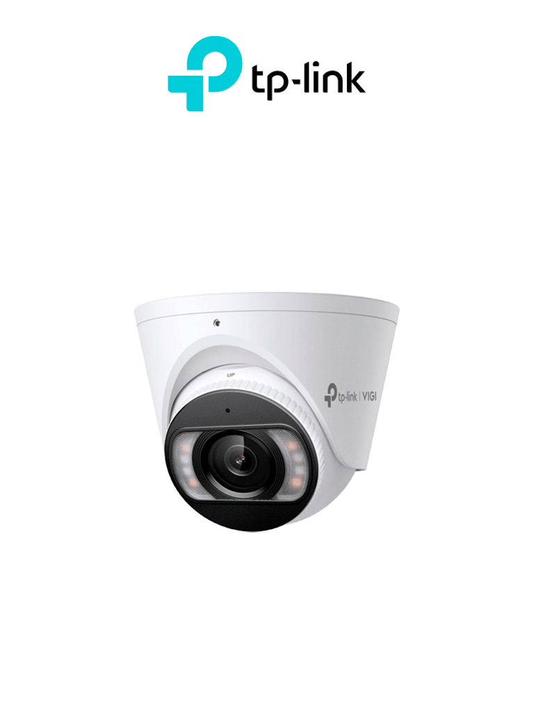 [TPL0040008] VIGI C485(2.8mm) - Cámara IP tipo torreta full color de 8 MP, PoE/12V CC, lente fija de 4 mm, micrófono incorporado, altavoz, ranura micro-SD, IP66