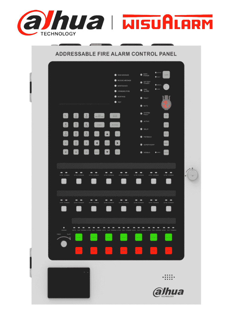 [DHT1420012] DAHUA WISUALARM DHI-HY-1025 - Panel de Detección de Incendio Direccionable, 500 dispositivos, Cuenta con Impresora, Pantalla LCD 4.3" (480x272), Protección contra cortocircuito, circuito abierto y sobrecorriente, Largo Historial de Eventos