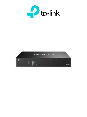 TP-LINK VIGI NVR1004H-4P - NVR PoE+ de 4 canales, con salida de video HDMI 4K y capacidad de decodificación de 16MP. Con ancho de banda de 80Mbps, 1 Interfaz SATA de hasta 10TB. Y reproducción simultánea de 4 canales. 