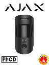 AJAX MotionCam B (PhOD)- Detector de movimiento con Verificación fotográfica y con la función de mandar imágenes sobre demanda. Color Negro