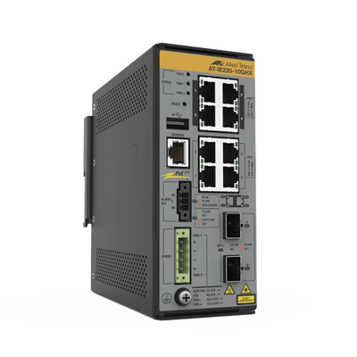 [222510] 8x 10/100/1000T, 2x 1G/10G SFP+, Industrial Ethernet, Layer 2+ Switch, PoE++ (TAA)