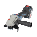 Amoladora Angular de 20Vcc, Disco de 4-1/2 in, Incluye 2 Baterías de 4.0Ah, Cargador y Estuche