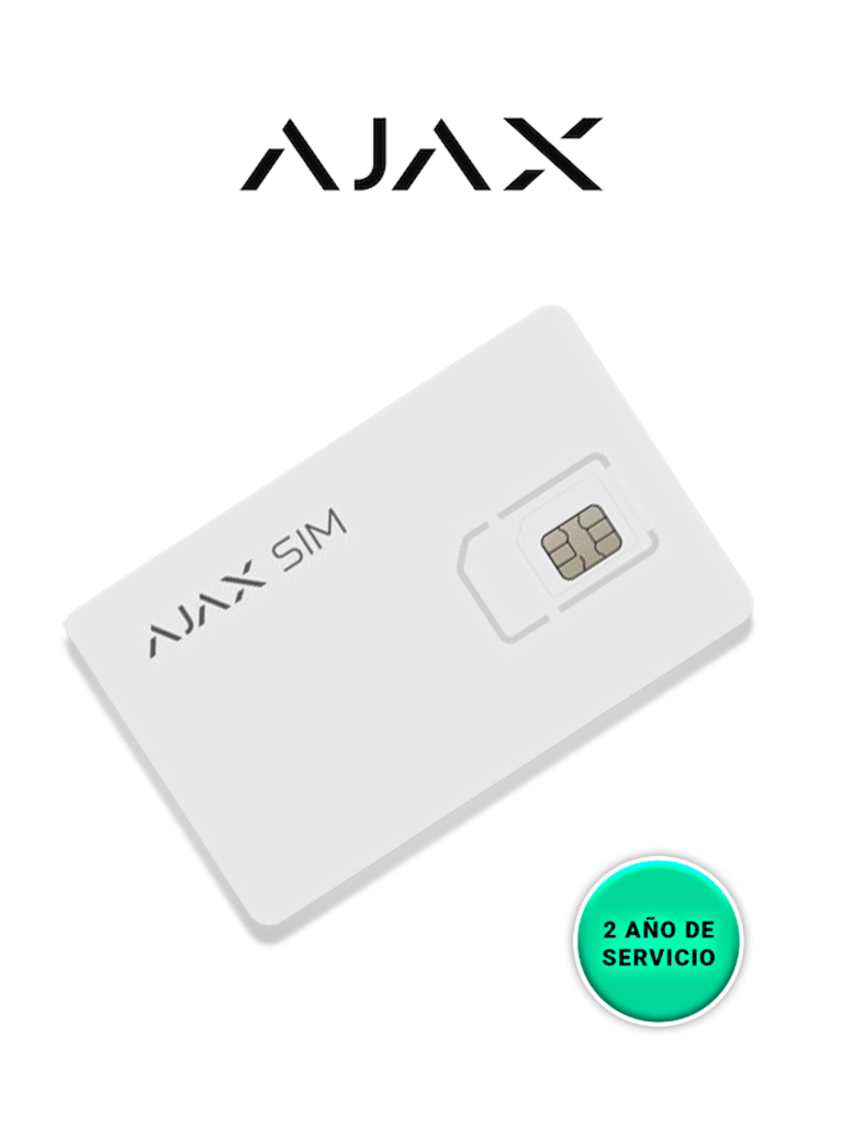 [AJX2470002] AJAX Servicio de Datos Ilimitados por 2 años para SIM AJAX