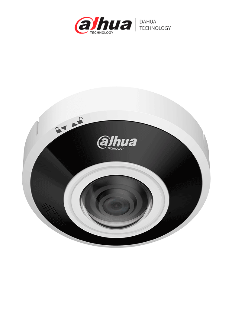 [DHT0080013] DAHUA DH-IPC-EBW5641P-AS-Cámara IP Fisheye/ 6MP/WizMind/ WDR/Heatmap/conteo de personas/protección perimetral/ LED IR integrado 15m/ deep learning/ E&S Alarma y Audio/ Ranura para tarjeta Micro SD de hasta 1 TB/ Audio bidireccional/ PoE/IK10