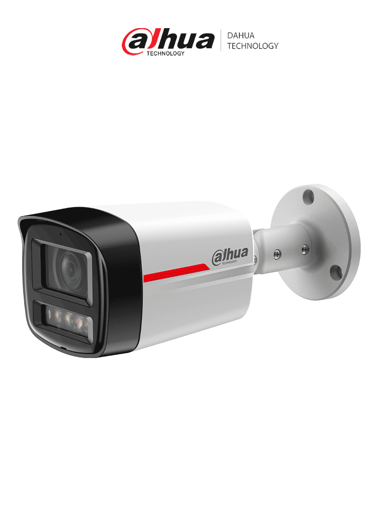 DAHUA DH-IPC-HFW2649TL-S-PRO Cámara IP Bullet de 6MP/ WizColor /WizSense/ Lente 2.8mm/ SMD Plus/ Protección perimetral/ IP67/ PoE/ Ranura MicroSD #LoNuevo #DWIZ 