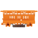 Adaptador de Fijación / Serie 221 / 6 mm² / Montaje sobre Carril DIN 35 / Material Poliamida PA 66 V0 / Color Naranja