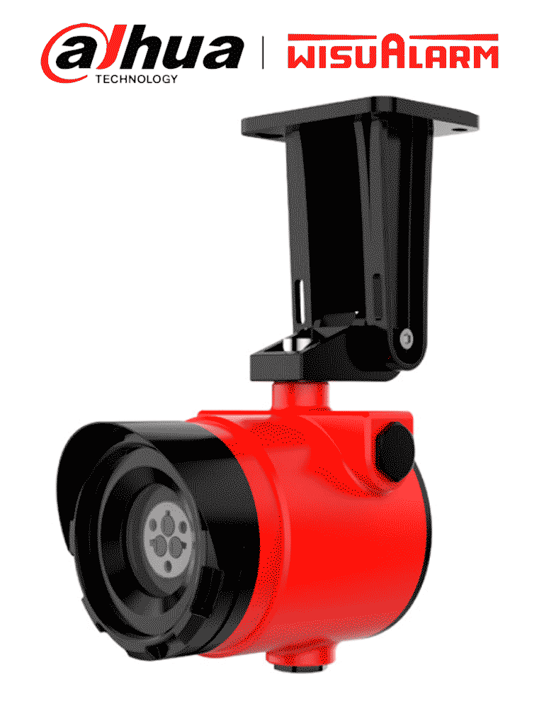 [DHT1440027] DAHUA WISUALARM DHI-HY-IF43DA-EX-GYXF - Detector de flama punto infrarrojo, RS 485, Salida de relevador, Algoritmo de procesamiento FFT, Tiempo de respuesta <10 segundos, 24 V CC