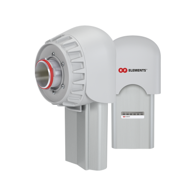 Adaptador TwistPort sin perdidas para ROCKETM5 con blindaje de aluminio para disminuir interferencia, 5180-6400 MHz, listo para antena simetrica 