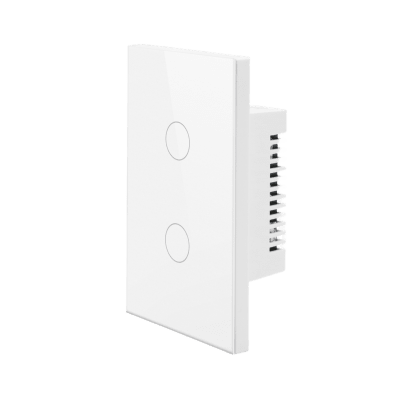 [239041] (ZigBee) Apagador switch inalámbrico ZigBee, control de 2 regresos de carga, 110V