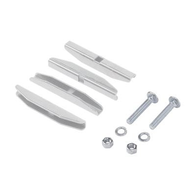 [232564] Accesorio de Empalme (Unión), Para Conexión de Escalerilla Recta, Curvas Interiores y Exteriores, de Acero, Color Blanco