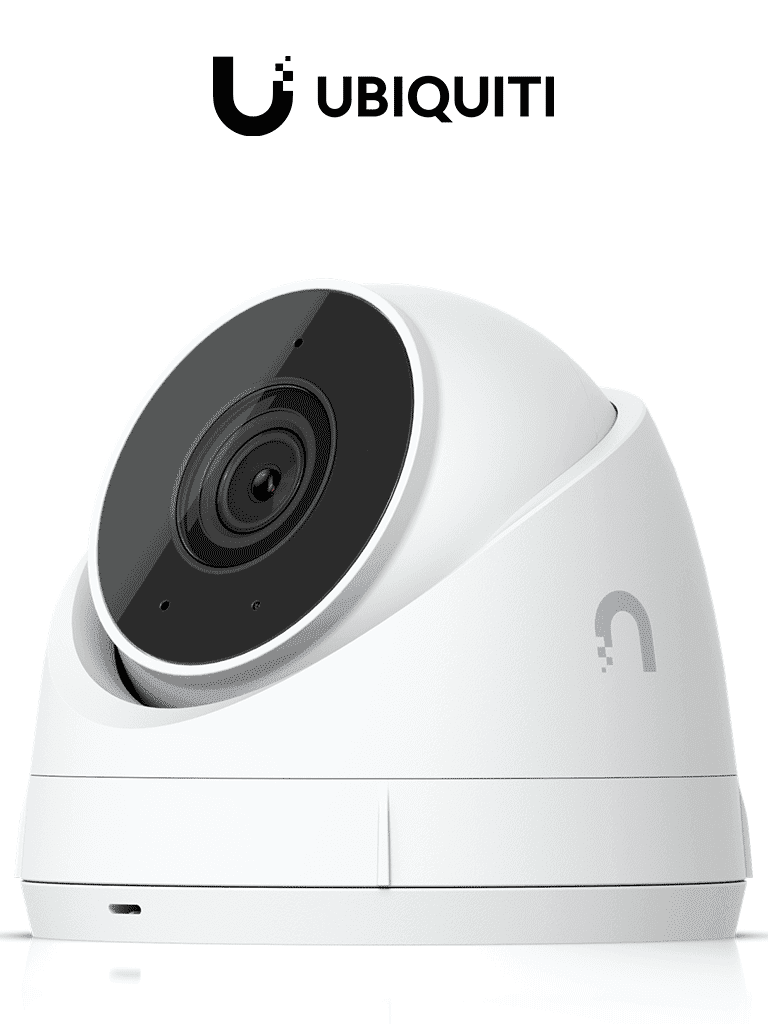 [UBI0040004] UBIQUITI UVC-G5-TURRET-ULTRA - Camara IP PoE Tipo Domo 2K/ IR de Hasta 30m/ Deteccion de Eventos IA/ Microfono Integrado/ A Prueba de Agua/ Angulo de Vision Ultra Amplio
