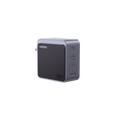 Cargador de 100W serie Nexode S | 4 Puertos de Carga Rápida | 3 USB-C | 1 USB-A | Tecnología GaN II | PD3.0 | QC4.0 | FCP/SCP/AFC/PPS/PPS2.0 | Tecnología de Protección Térmica | Optimiza la Carga | Carcasa Ignifuga.