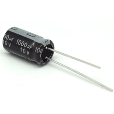 [1330] Capacitor Electrolítico de Aluminio, Radial de 1000 µFd, 10 V