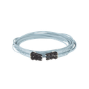 Jumper de Fibra Optica Multimodo 50/125 OM3, LC-LC Duplex, OFNR (Riser), Color Aqua, 7 Metros (22.97 Pies)