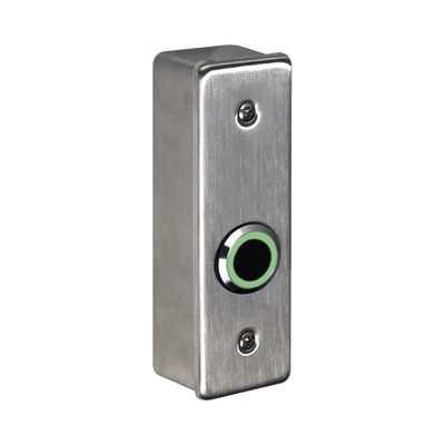 [217155] Interruptor IR NoTouch® de Acero Inoxidable, Montaje Delgado, Caja Posterior, ABIERTO   