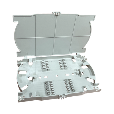 [238518] Charola de Empalme para Fibra Óptica, Protección para 24 Empalmes de Fusión o Mecánicos, Compatible con Distribuidor LPODF8002