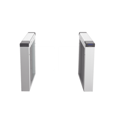 [241701] Torniquete Swing para EXTERIOR / Compatible con Reconocimiento Facial / Carril de 90 cms / Acero Inoxidable SUS304 / Motor Brushless / Capacidad 20-60 Personas por Minuto / 3,000,000 MCBF  / Perforaciones listas para montaje DS-KAB6ZU1 No Incluido