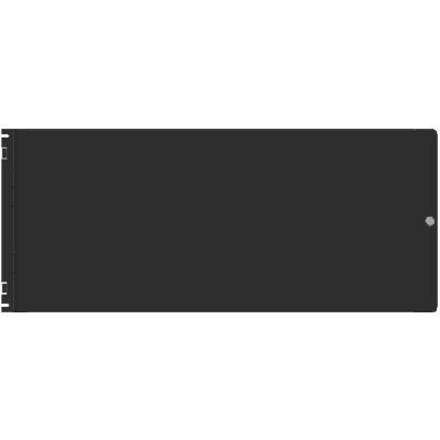 Tapa Ciega / 1 Nivel / para Panel N16X / Serie INSPIRE de NOTIFIER / Color Negro