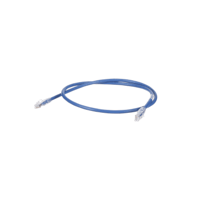 Cable de Parcheo TX6, UTP Cat6, 24 AWG, CM, Color Azul, 7.01 Metros (23 Pies)