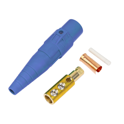 Conector camlock | 400 AMPERES | MACHO | color azul