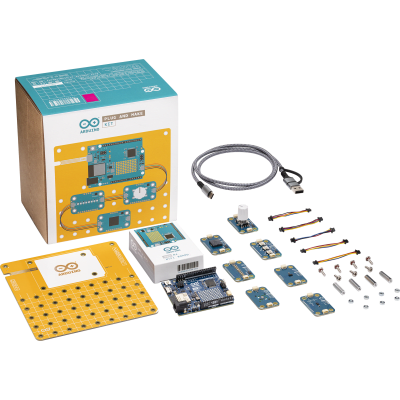 [243002] Kit Arduino Plug and Make / UNO R4 WiFi 48 MHz / 7 Modulino Nodes I2C Qwiic / Cloud IoT / Educación Maker / Solder-Free