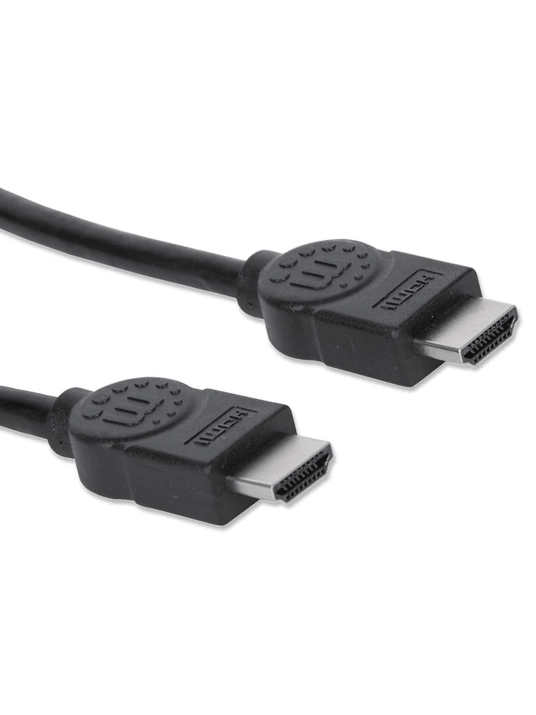 [MAN2760033] MANHATTAN - 306133 - Cable HDMI de Alta Velocidad / 4K@30Hz, 3D, HDMI Macho a HDMI Macho, Blindado, Negro, 5 m (16.5 ft.)