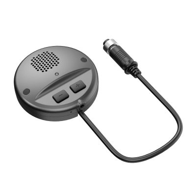 [244624] Accesorio para Audio de 2 Vías /  Compatible con DVR Móvil HIKVISION / Conector Tipo Aviación / Micrófono y Altavoz Integrados 