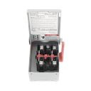 Interruptor de Seguridad GNF221RA, 240Vca, 2 polos, 30 Amp, sin portafusibles, Nema 3R.