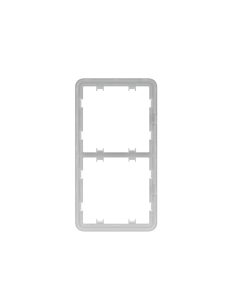 AJAX Frame (2 seats) - Marco para instalación de LightSwitch de 2 espacios.