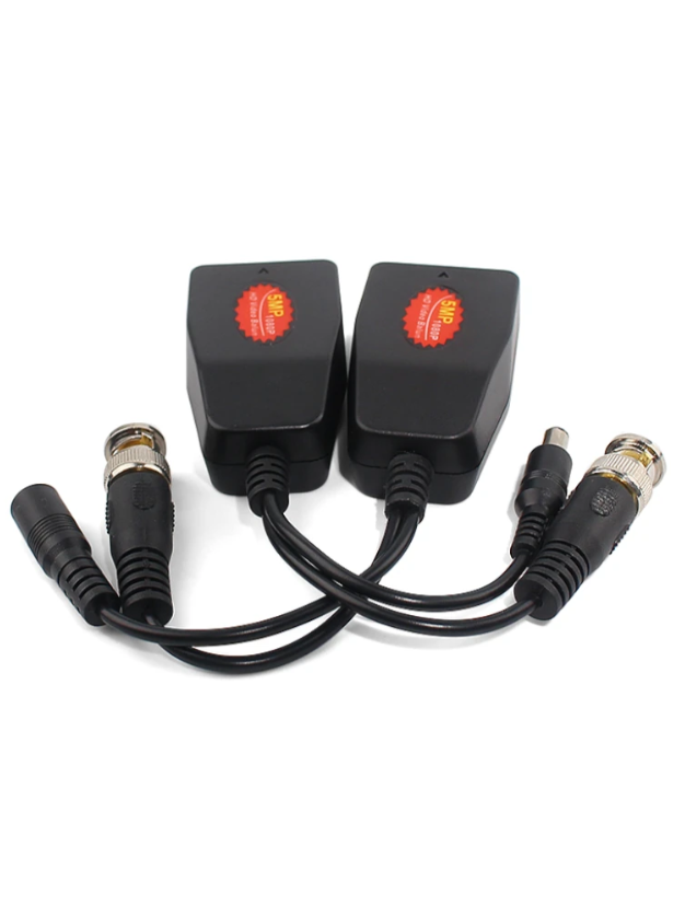 [SXN0410014] SAXXON VB-04 - Par de transceptores 4K para video y energía, con entradas RJ45, 4K hasta 150m con CVI, 4MP y 2MP hasta 250m