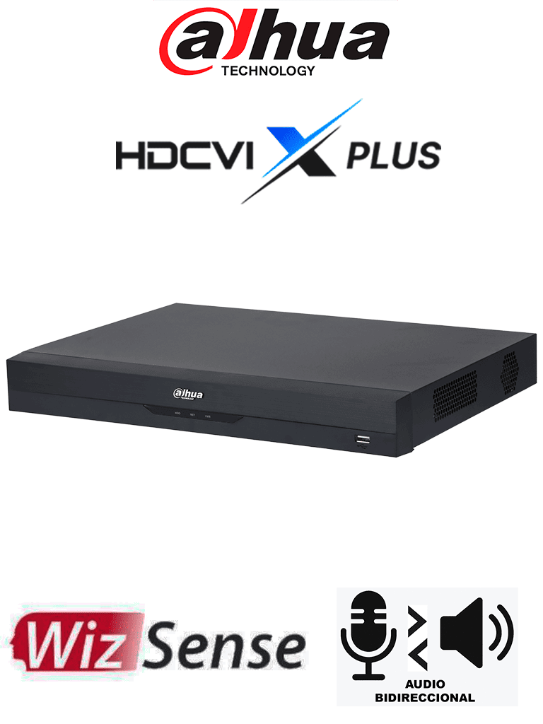 [DHT0370058] DAHUA DH-XVR5232AN-I3/T - DVR de 32 Canales 5 MP Lite WizSense/ HDCVI X PLUS/ Audio Bidireccional en los 32 Canales/ H.265+/ Hasta 32 Ch HDCVI/ Reconocimiento Facial/ SMD Plus/ Protección Perimetral/ 2 Sata de Hasta 16 TB/ Compatible con Dolink Care