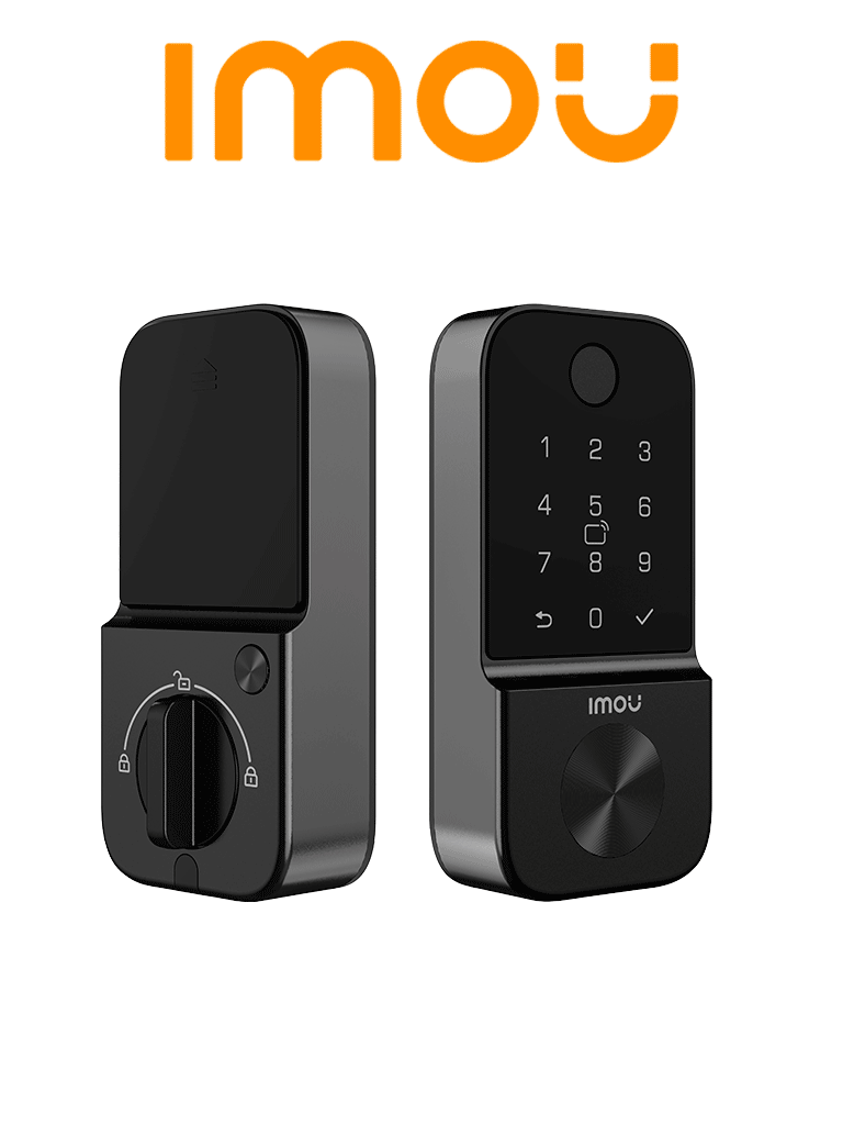 ASL-Cubo1 Cerradura Inteligente Imou, Chapa Digital, Registro de 50 Huellas, Wifi, para Exterior, Tarjeta Mifare, Constraseña de Visitante.