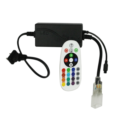 [247375] Adaptador de Corriente con Control de Funciones Remoto para Manguera Neón LED RGB JUML-5050-03.