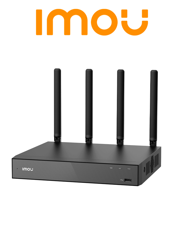 [IMO0200001] NVR-N110W-8A0E 10 Channels Access  Built-in Mic & Speaker  Imou Cameras Auto-Pair  APP Control  Supports Dual-Band Wi-Fi 6 HDD 16TB  90 Mbps