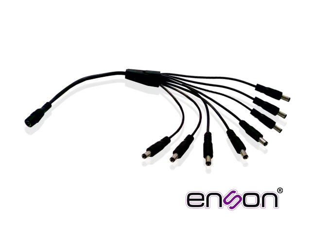 [FPA02ENS05] DISTRIBUIDOR TIPO PULPO ENSON ENS-DC18 DE 1 A 8 CANALES IDEAL PARA ALIMENTACION DE CAMARAS DE CCTV