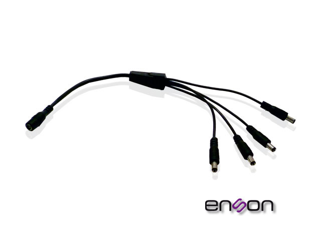 [FPA02ENS01] DISTRIBUIDOR TIPO PULPO ENSON ENS-DC14 DE 1 A 4 CANALES IDEAL PARA ALIMENTACION DE CAMARAS DE CCTV