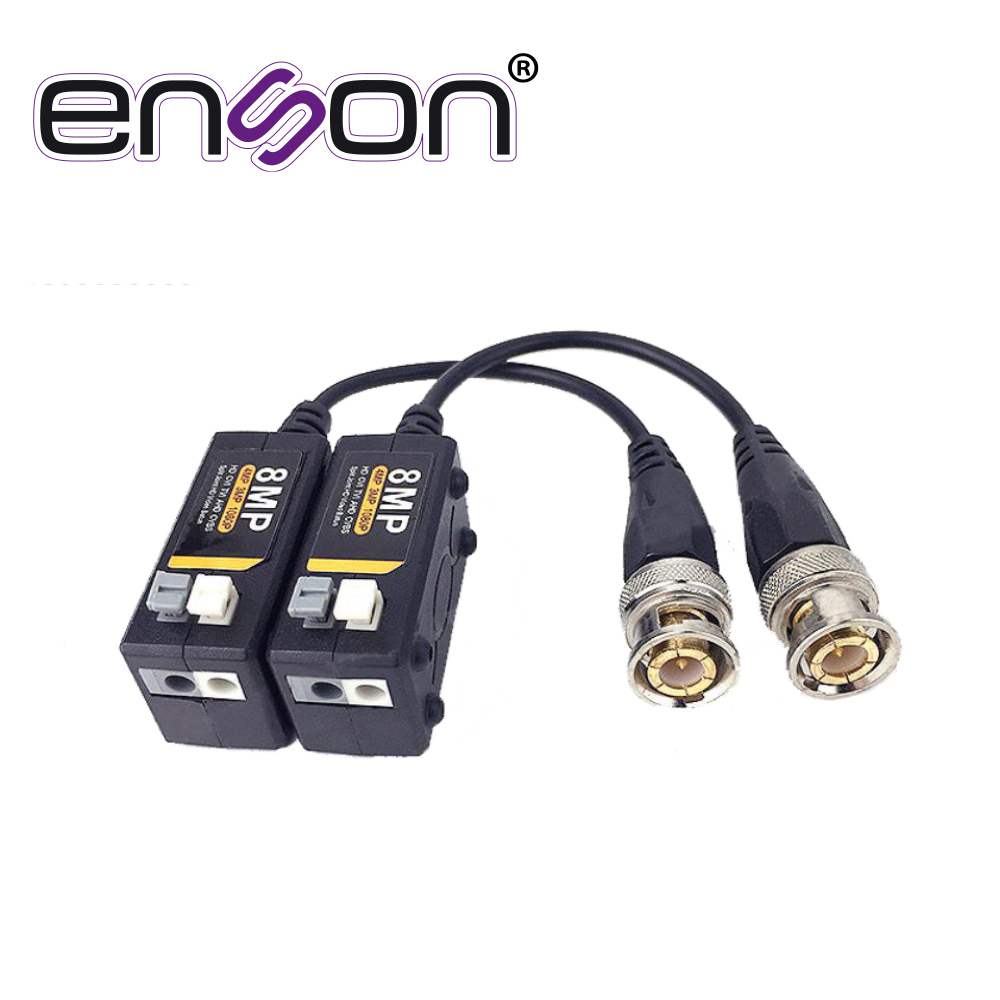 [TH161ENS01] TRANSCEPTOR PASIVO HD ENSON ENS-VT500 AHD/TVI/CVI PUSH-IN SOPORTA RESOLUCIONES 720P 960P 1080P 3MP 4MP 5MP Y 8 MP
