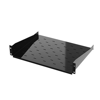 [80467] Charola para soportar equipos en Rack de 19" y 34 cm de Profundidad, 1U, Color Negro