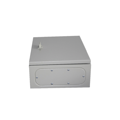 [154656] Gabinete de Acero IP66 Uso en Intemperie (300 x 400 x 200 mm) con Placa Trasera Interior de Metal y Compuerta Inferior Atornillable (Incluye Chapa y Llave T).