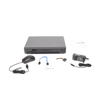 [192927] DVR 8 Canales TurboHD + 4 Canales IP / 5 Megapixel - 3K Lite / Acusense (Evita Falsas Alarmas) / Audio por Coaxitron / 1 Bahía de Disco Duro / H.265+ / Salida de Video en Full HD